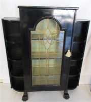 Antique Curio Cabinet 51.5"T x 47"W x 11"D
