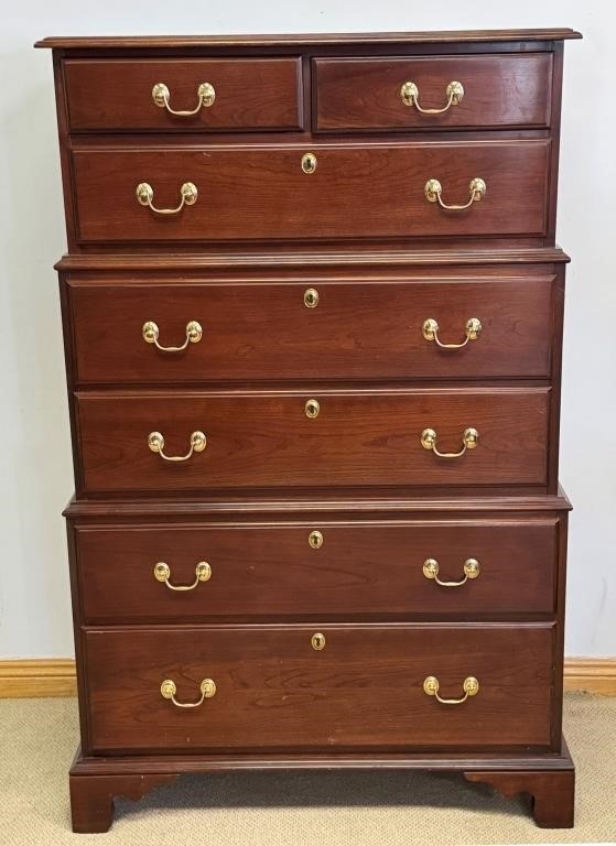 TOP QUALITY HARDEN SOLID CHERRY 7 D TALL CHEST