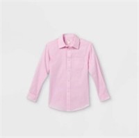 Boys' Checkered Long Sleeve Button-Down Shirt -