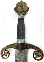 Épée médiévale MARTO avec lame 32½", 39½" total