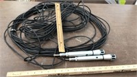 2 Dynamic microphones w/ long cords