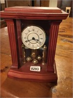 Small decorative shelf clock
