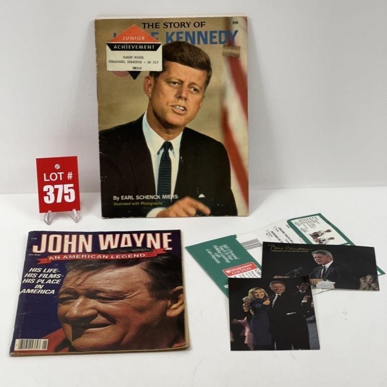 JF Kennedy & John Wayne Magazines