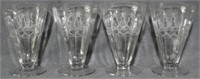 4 Fostoria Pagoda Etched Stems 5"