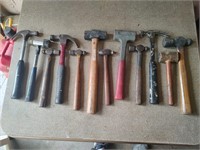 12 Assorted Hammers