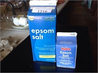 2 containers of Epsom salt