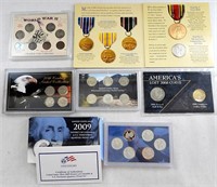 U.S. COIN LOT: WWII 50c COMMEM & MEDAL,