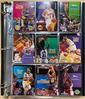 (~111) NBA BASKETBALL CARDS IN BINDER