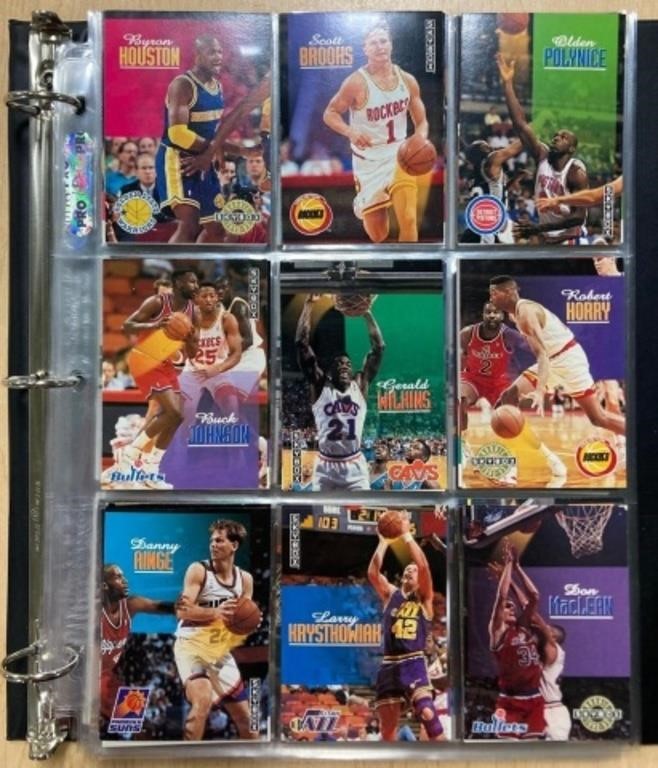 (~111) NBA BASKETBALL CARDS IN BINDER