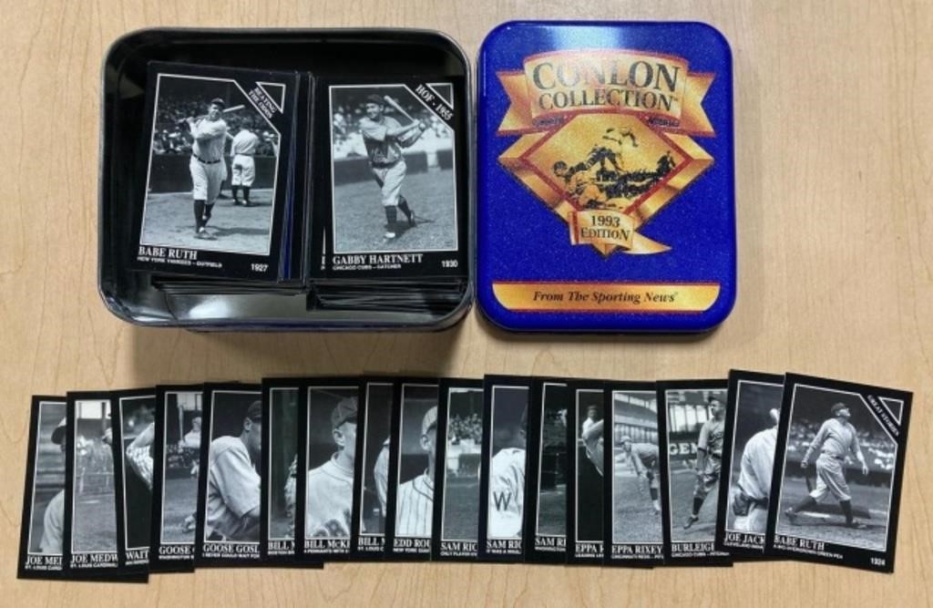 CONLON COLLECTION HALL OF FAME BASEBALL CARDS