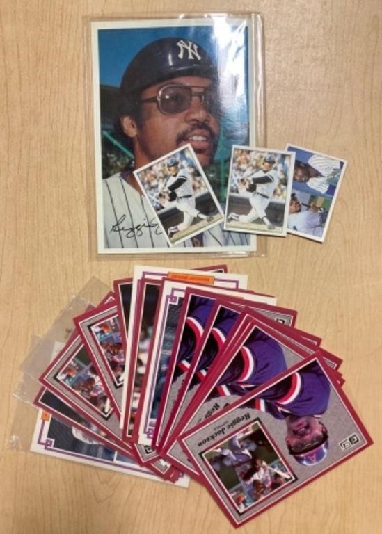 (20+) REGGIE JACKSON BASEBALL CARDS