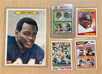 (5) WALTER PAYTON NFL CARDS