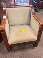 BELIEVED TO BE MAHOGANY PARKER STYLE ROCKER