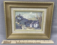 Country Side Artist Signed Oil Painting