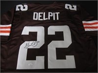 Grant Delpit signed football jersey JSA COA