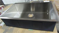 Kitchen Sink, Single Basin, Stainless Stee, 22"x33