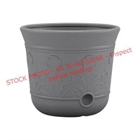 Suncast 5 Gallon Decorative Hose Pot, Gray