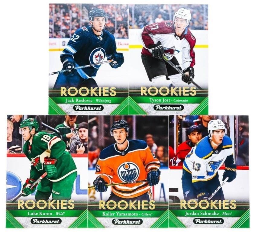 Group of 5 Parkhurst NHL Rookie Cards 1017-2018