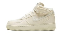 NIKE Air Force 1 Mid "FOSSIL/SAIL" Shoes - Size