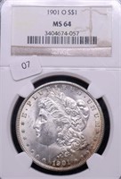 1901 O NGC MS64 MORGAN DOLLAR