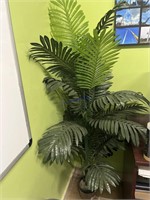 Faux plant approx 4.5 ft tall