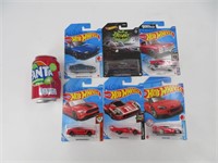 6 voitures hot wheels die cast neufs