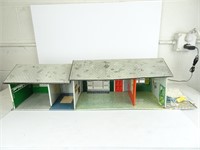 Vintage Aluminum Dollhouse - 9 x 33 x 8H