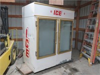 2-Door Ice Freezer Bagged Storage Bin