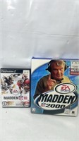 Madden 10 PS2 & 2000 Sealed PC Game lot