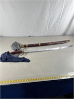 Traditional Japanese sword, approximately 40