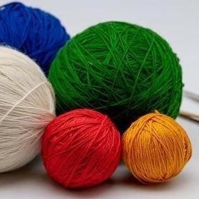 2 Bags of Balled Yarn - Various colours/textures