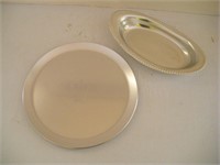 Kensington Aluminum Serving Plate & Bowl
