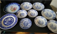 VTG Willowware, Blue/White Dishes & More