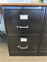 METAL 2 DRAWER LEGAL SIZE FILING CABINET W/ KEYS