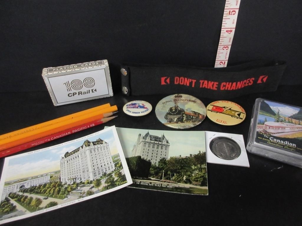 LOT OF RAILROAD COLLECTIBLES