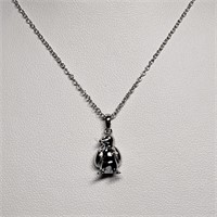 Sterling Silver Penguin Necklace