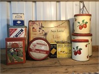 Vintage Advertising Tins