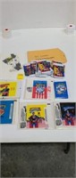Superman Card Wrappers, DC Stars Wrappers, Vintage
