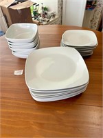 White Plates and Bowls