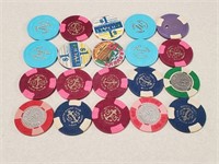 20 Lake Tahoe Nevada Casino Chips