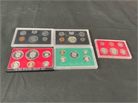 Nice Lot of 5 US Proof Sets