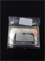 1 ounce troy silver bar