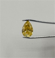 Pear Yellow VVS Stone