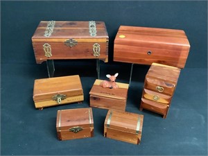 Cedar Jewelry Boxes