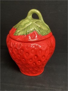 Vintage Strawberry Cookie Jar