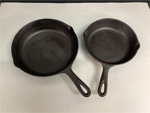 Early Cast Iron Frying Pans