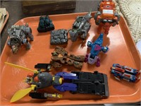 9 TRANSFORMERS TOYS