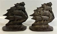 GREAT PR OF 1922 CAST IRON GALILEAN BOOKENDS