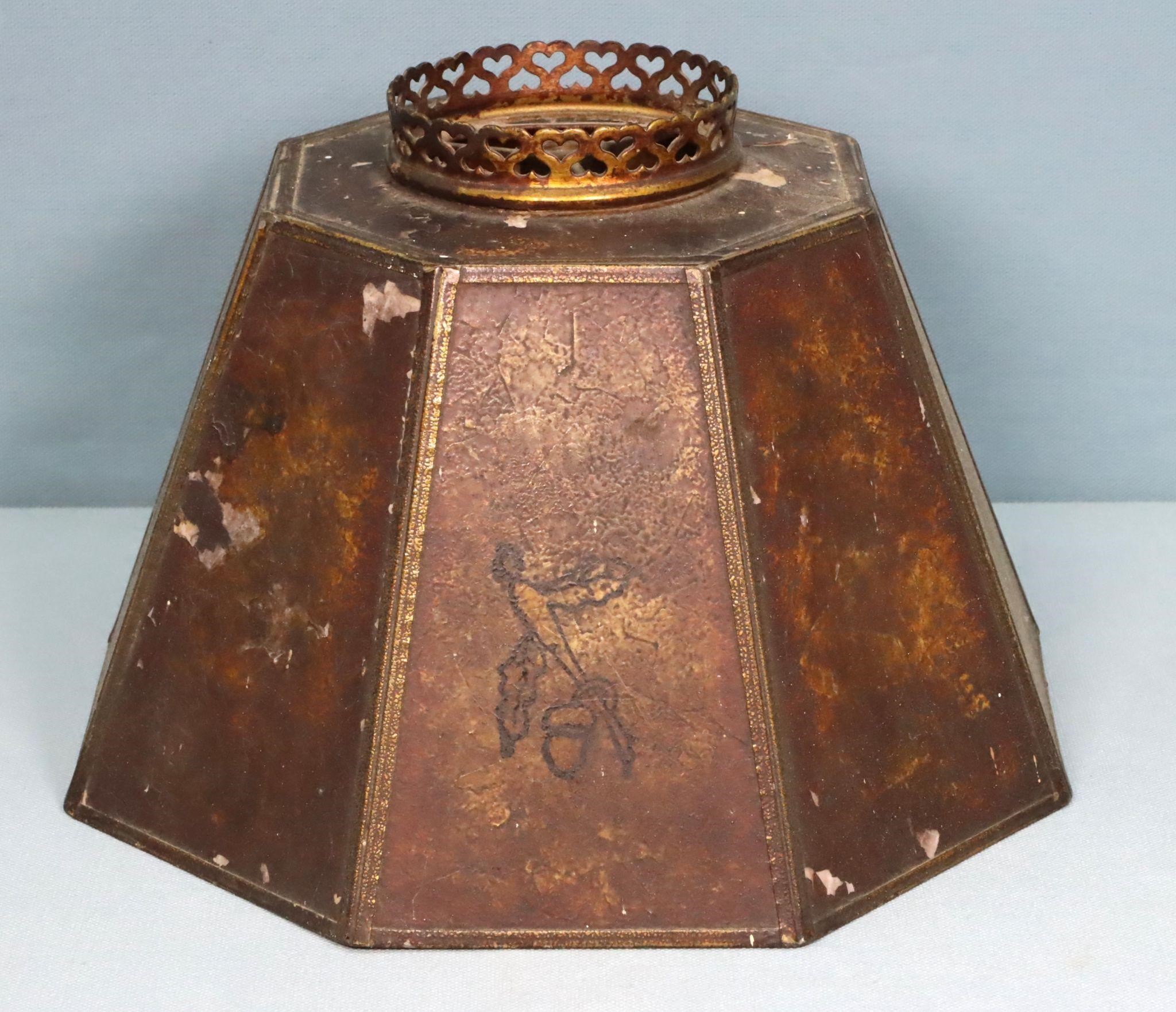 C. 1920's Mica Lamp Shade