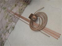 Copper Piping, Coil & Copper Chunks See Info